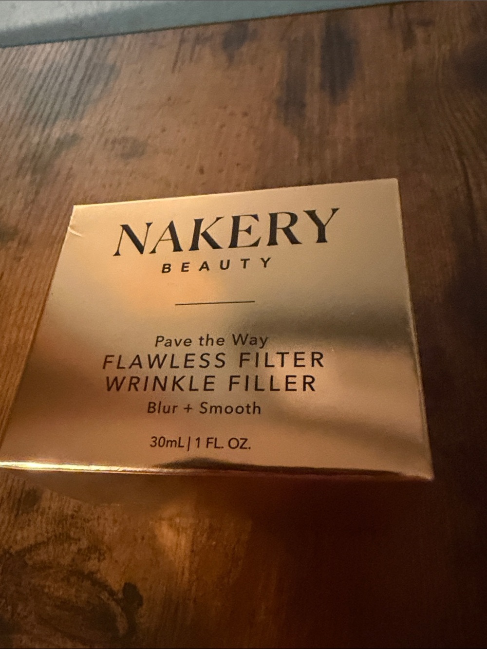 Nakery Beauty Flawless Filter Wrinkle Filler/Primer- Gold New in Box